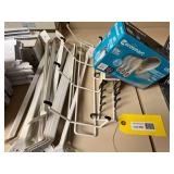 Hampton Bay Vanity Fixture, Organized Living Shelving Components, and Ecosmart Bulbs