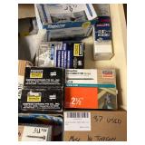 Fasteners, Connectors, Screws, and Anchors from Various Brands