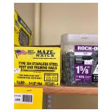 Construction Nails and Screws from Multiple Brands