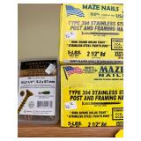 Construction Nails and Screws from Multiple Brands