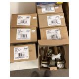 Schlage Door Handles and Locks with Display Board