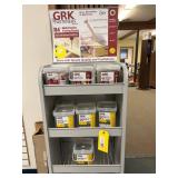 GRK Fasteners R4 and FIN/Trim Screws on Display Rack