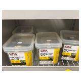 GRK Fasteners R4 and FIN/Trim Screws on Display Rack