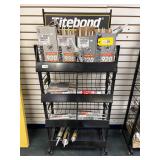 Caulk and Sealant Tubes with Display Rack