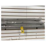 Three Stainless Steel Handicap Railings with Pricing Markings