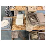 Siding Blocks of Various Colors and Sizes