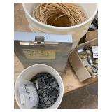 Hardware, Tools, and Supplies Including Connectors, Rope, and Tape