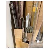 Metal Shelf Standards in Various Sizes and Finishes