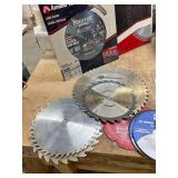 Saw and Cutting Blades Including Rockwell, Lenox, and DeWalt