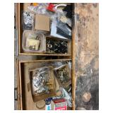 Assorted Hardware, Wiring, and Lighting Components