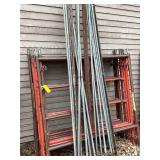 5 Sections of Scaffold and Supports
