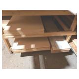 Particle Board Shelving and Staircase