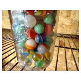 Jar of Vintage Marbles