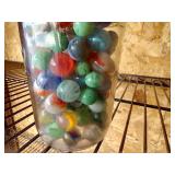 Jar of Vintage Marbles
