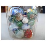 Jar of Vintage Marbles