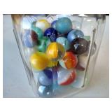Jar of Vintage Marbles