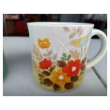 (2) Hand Painted Mid Century Japanese Mugs