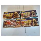 (4) Vintage Mini Model Train Cars