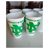 (10) REA Fighting Sioux Plastic Cups