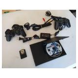 PlayStation 2 With Cords, Controllers & Memory Card