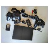 PlayStation 2 With Cords, Controllers & Memory Card