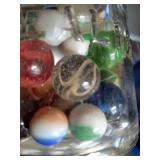Jar of Vintage Marbles