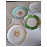 Vintage Plates, Cups, Ash Trays, Etc