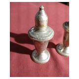 Sterling Weighted Salt & Pepper Shakers