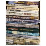 Box of Paperback Westerns - Mostly Max Brand & Luke Short