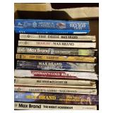 Box of Paperback Westerns - Mostly Max Brand & Luke Short