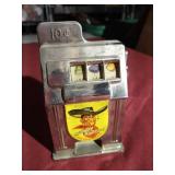 Vintage 1950s Rexco Slot Machine Bank