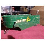 (3) Vintage Metal Toys - Mismatched Truck & (2) Trailers