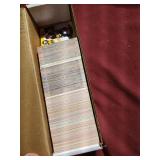 Box of 1991-92 Pro Set Hockey Cards