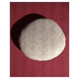 6-1/2" Rock With Interesting Carving - Alien? Indian?