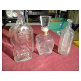 (3) Vintage/Antique Bottles