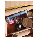 Jewelry Box With Misc Jewelry