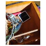 Jewelry Box With Misc Jewelry