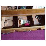 Jewelry Box With Misc Jewelry