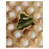 (4) Nice Vintage White Glass Dishes