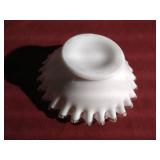 (4) Nice Vintage White Glass Dishes