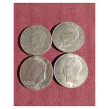 (4) Eisenhower Dollars