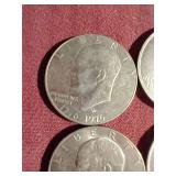 (4) Eisenhower Dollars
