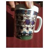 (3) Vintage Sports Themed Cups/Mugs