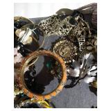 Jewelry Display Case & Miscellaneous Jewelry