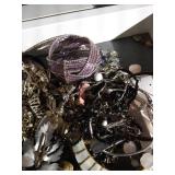 Jewelry Display Case & Miscellaneous Jewelry