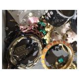 Jewelry Display Case & Miscellaneous Jewelry