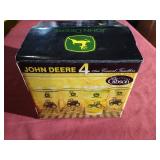 Set of (4) Gibson John Deere Glasses