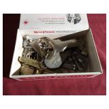 Cigar Box With Bottle Openers & Misc