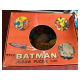 Batman Lot - Vintage Puzzle Game Etc