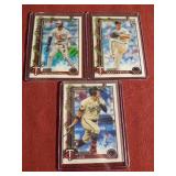 (3) 2025 Topps Minnesota Twins Rookies - Keaschall, Etc
